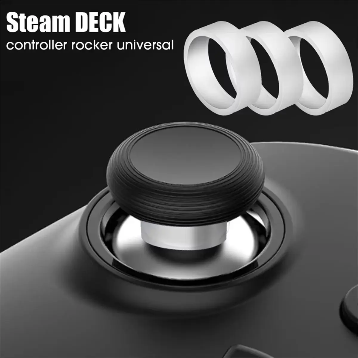 L73A NEU 50 Stück Silikon-Joystick-Schutzringe Elastische Schutzringe für //Switch/ Controller Ringabdeckung
