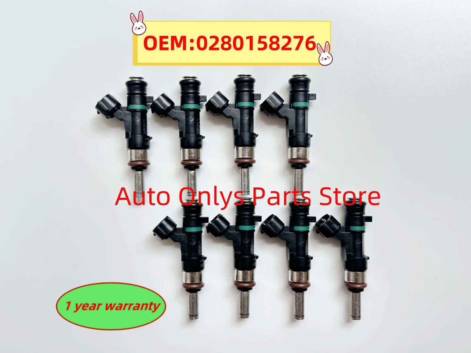 

8pcs 0280158276 High Quality Fuel Injector For Nissan March Versa 1.6L 16v 16600-3AC0A 166003AC0A Car Accessories