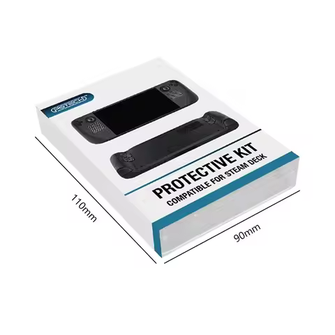 For Steam Deck Host Protective Accessoris Set Dust Plug Touchpad Sticker Button Stickers Silicone Thumbstick Caps Dustproof Net