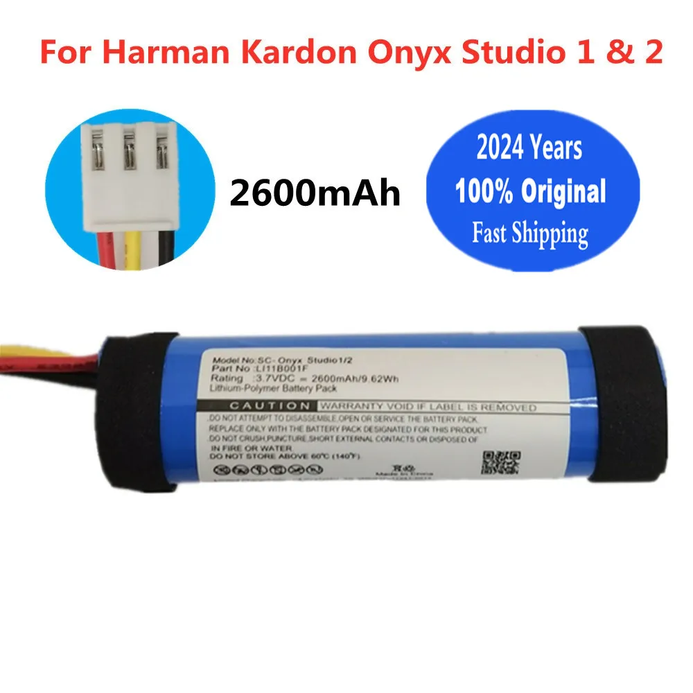 

LI11B001F 2600mAh Original Speaker Battery For Harman Kardon Onyx Studio 1 2 Onyx Studio2 Studio1 Player Audio Battery Bateria