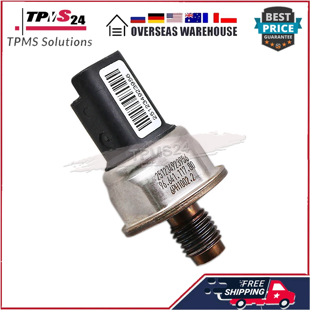 9664111780 Fuel Rail high Pressure Regulator Sensor For Citroen C3 C4 C5 BERLINGO DISPATCH Fiat Scudo Peugeot 207 407 RANCH