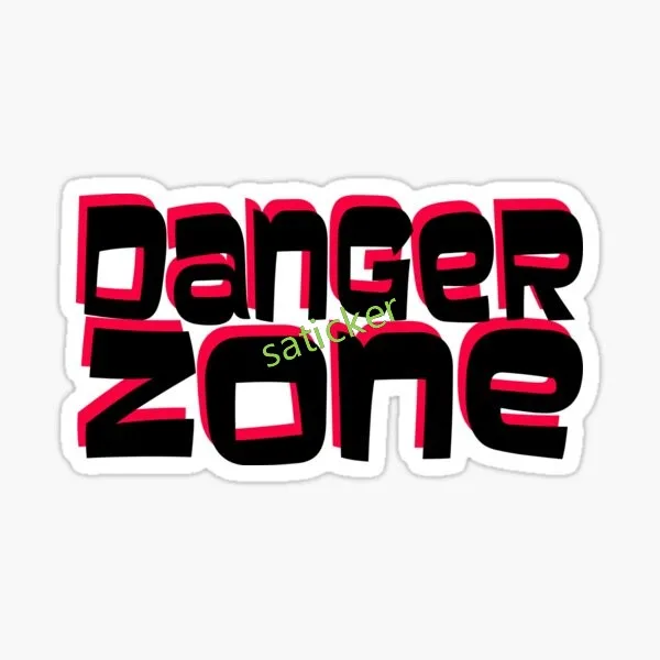 ملصقات سيارة من Danger Zone بتصميم شعار بسيط عصري ومقاوم للماء ومقاوم للخدش من الفينيل للسيارة #2