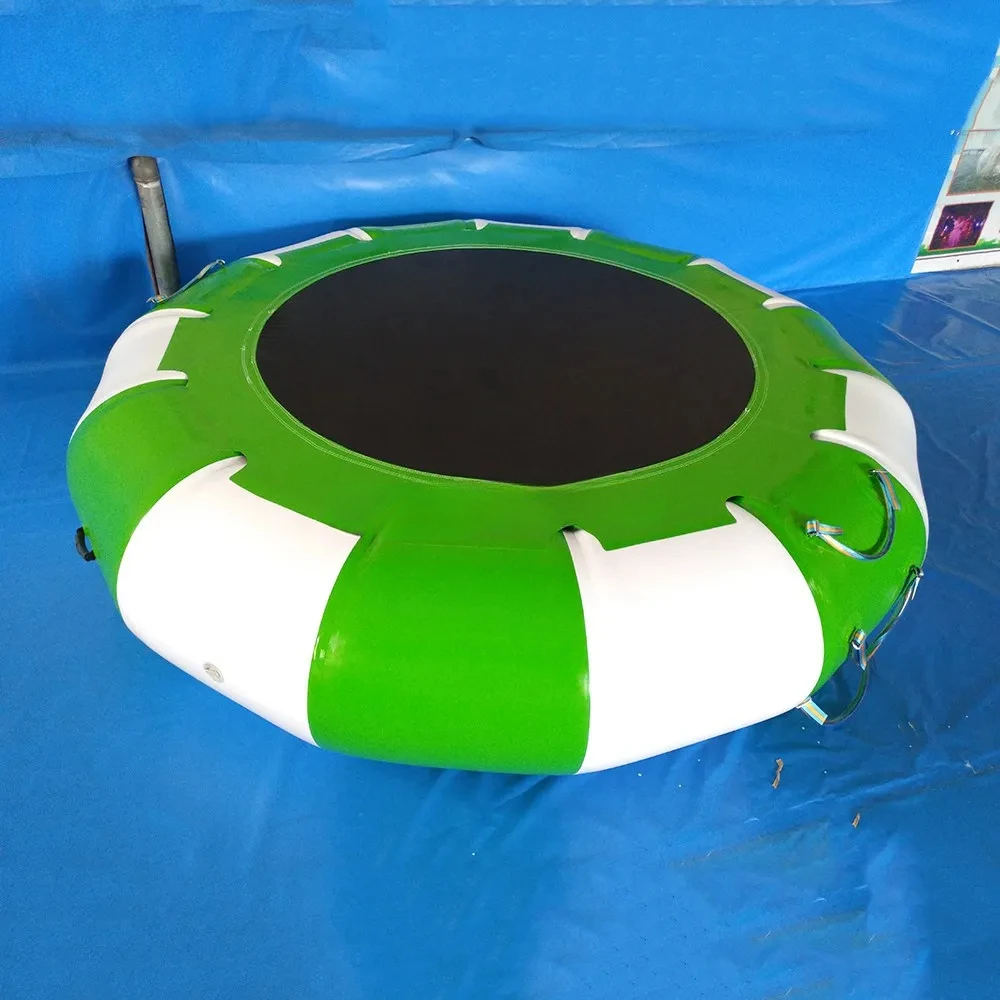 Inflatable Trampoline Safety Sign, Awesome Inflatable Trampoline for Kids, Water Trampoline, Random Color