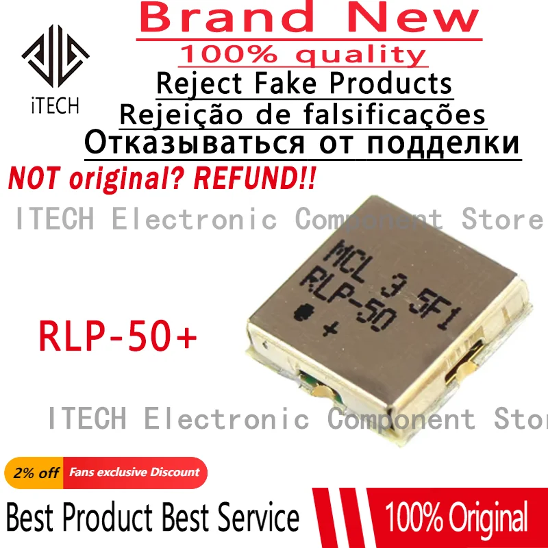 1pcs/lot Original RLP-50+ Low Pass Filter DC-50MHz 100% New and Genuine