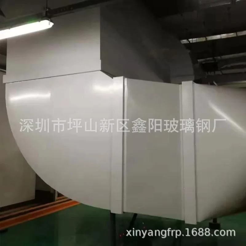 Flame retardant inorganic FRP air duct, inorganic FRP pipe, round FRP inorganic air duct manufacturer