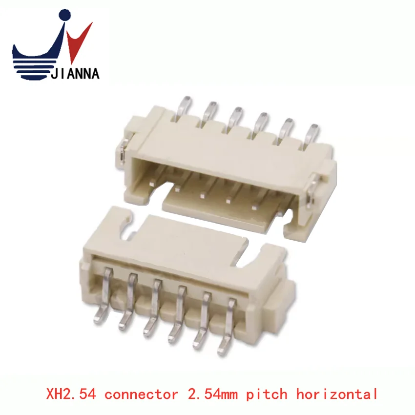 XH2.54 Connector 2.54mm Pitch horizontal SMT high temperature pin base 2P-16P connector socket