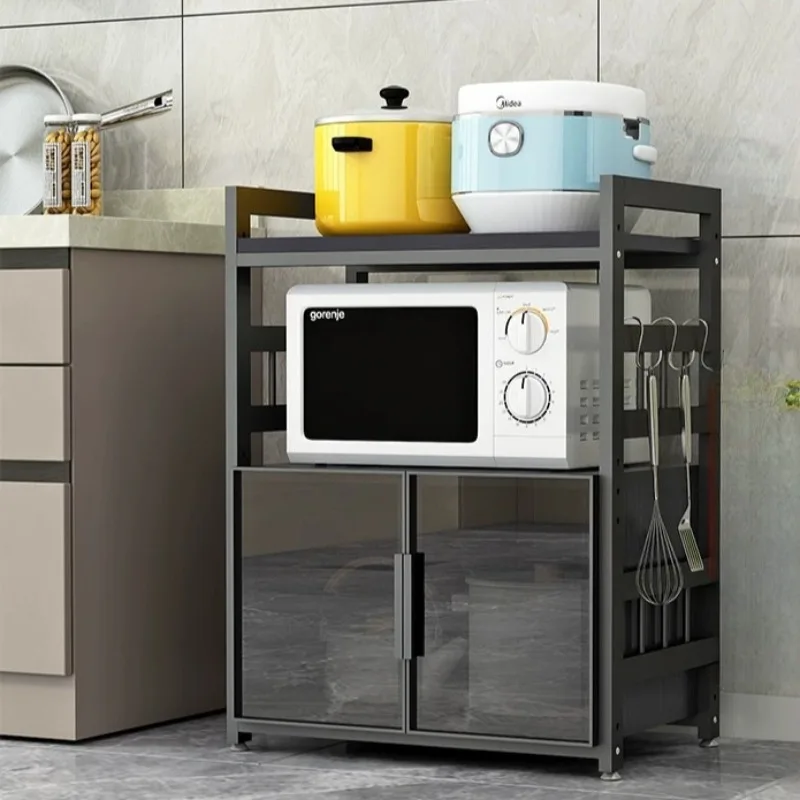 Black Corner Rack Shelving Storage Bakery Soda Can Vegetable Holder Cutlery Display Especieros De Cocina House Accessories