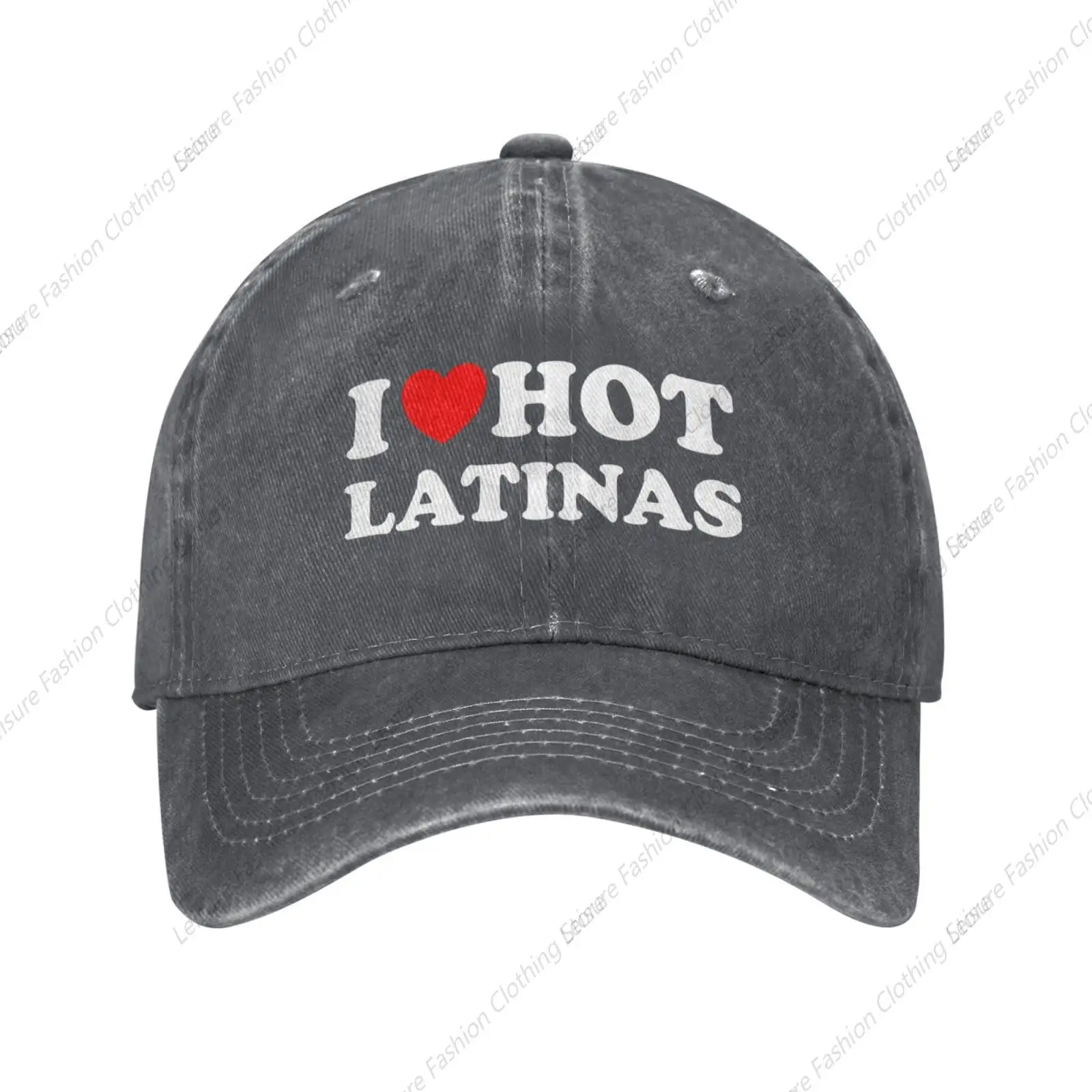 I Heart Hot Latina‘s Funny Gift Trucker Hats Funny Joke Mesh Snap Back Hat for Men Women