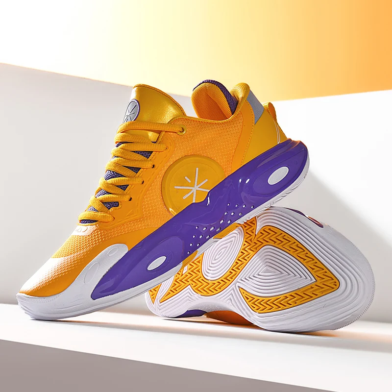 

Basketball Shoes Men Brand Sports Training Shoes Outdoor Sneakers Men Mesh Wear Resistant Non-slip Lace-up Shoes for Men