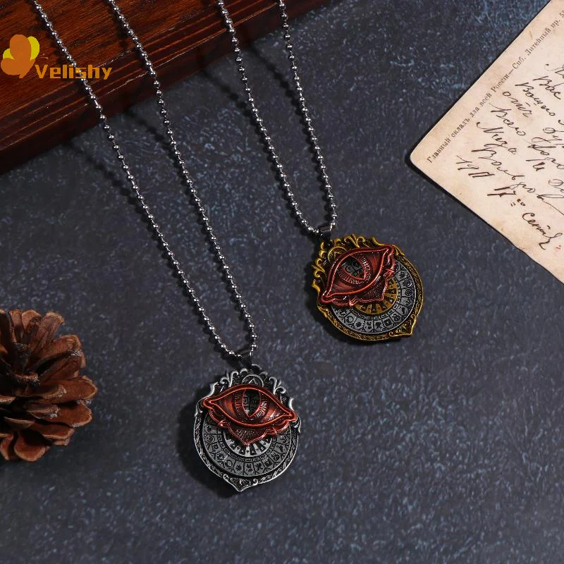 قلادة الرؤية - قلادة العين التي ترى جميعها، هدية مجوهرات التوجيه الروحي للعرافة الغامضة