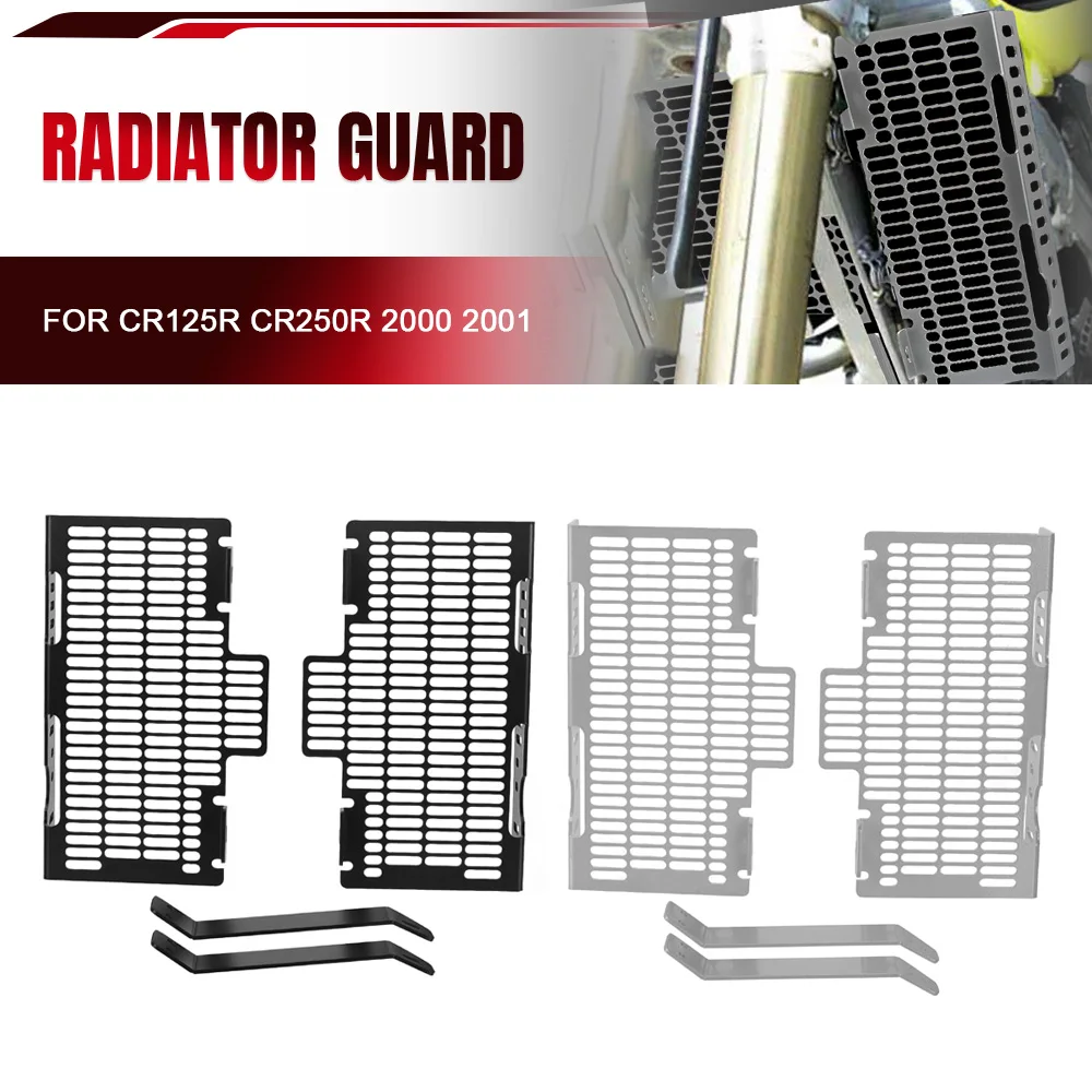 

For Honda CR125R CR250R 2000 2001 CR 125/250 R CR 125R CR 250R Motorcycle Radiator Protective Cover Grill Guard Grille Protector