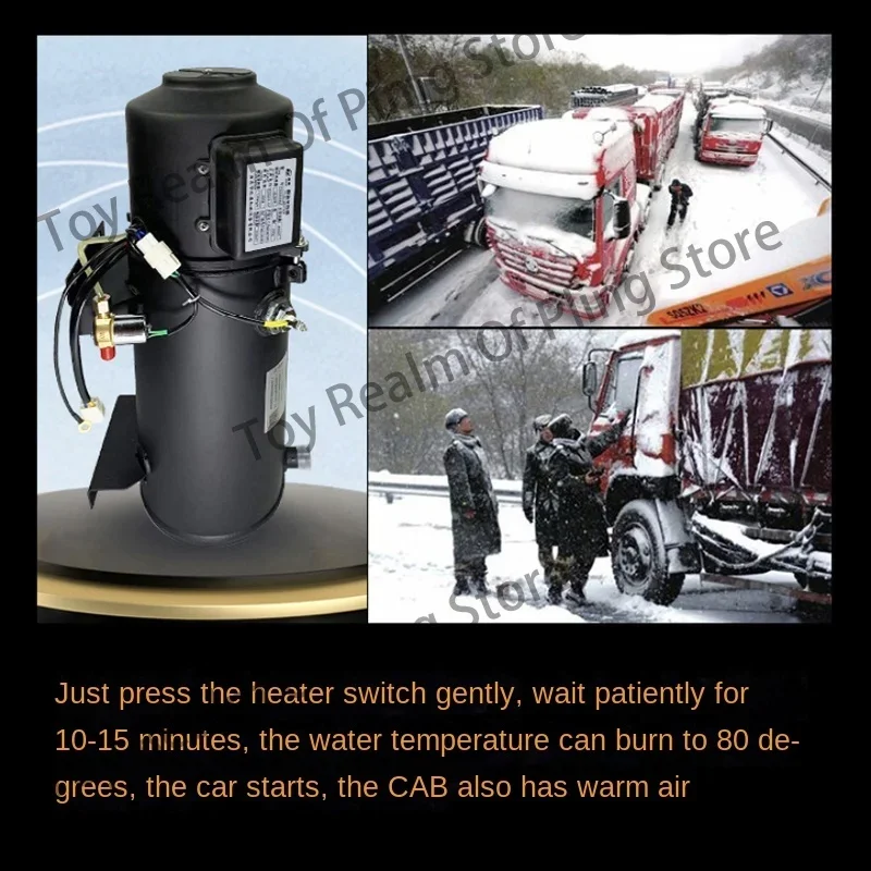 10KW Car Parking Heater Diesel Heating Oil 24V12V Engine Preheating  Truck  Water  Boiler Equipment NEW