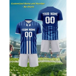 3D Printed Jerseys Geometry Customized T-Shirt For Men Football Sports Pattern T Shirts American Football V-Neck Tees Loose Tops