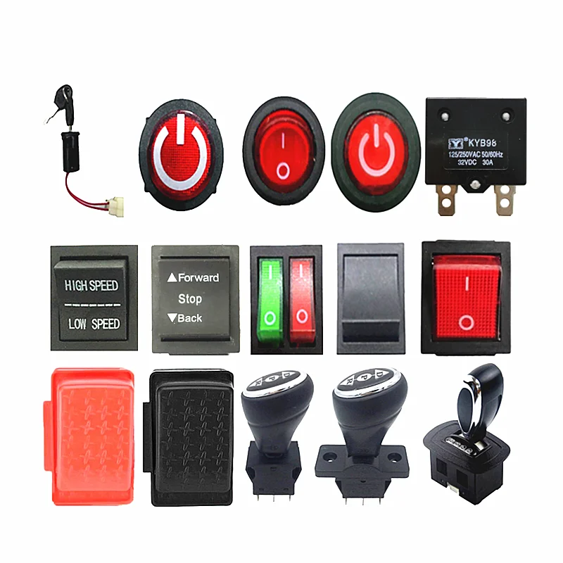 Commutateur pour voiture électrique, jouet pour enfant, interrupteur, accessoires de moto, télécommande,