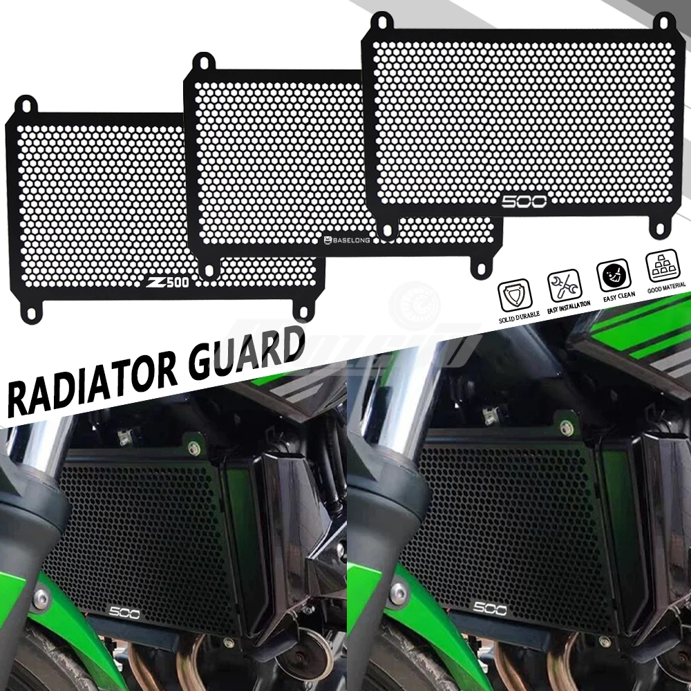 For Kawasaki Ninja 500 Z500 ABS SE 2024-2025 Motorcycle Accessories Radiator Grille Guard Protector Covers Eliminator 400/450