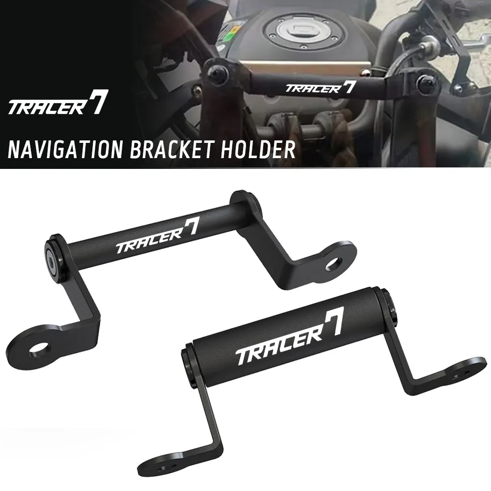 

12/22MM Motorcycle Phone Holder Stand GPS Navigation Plate Bracket FOR YAMAHA Tracer 7/700 GT MT MT-07 TRACER 700 GT 2016-2025