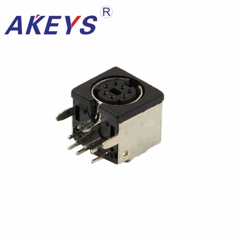 5PCS MDC-7-02 PCB Mount 7 Pin Female S Jack DVD Mini Din Sockets Connectors S Terminal
