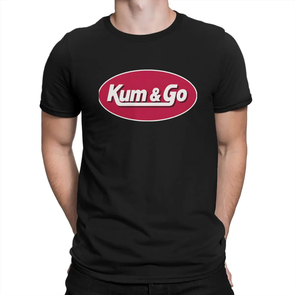 

Kum & Go Creative TShirt for Men Logo Round Collar Basic T Shirt Hip Hop Birthday Gifts Tops