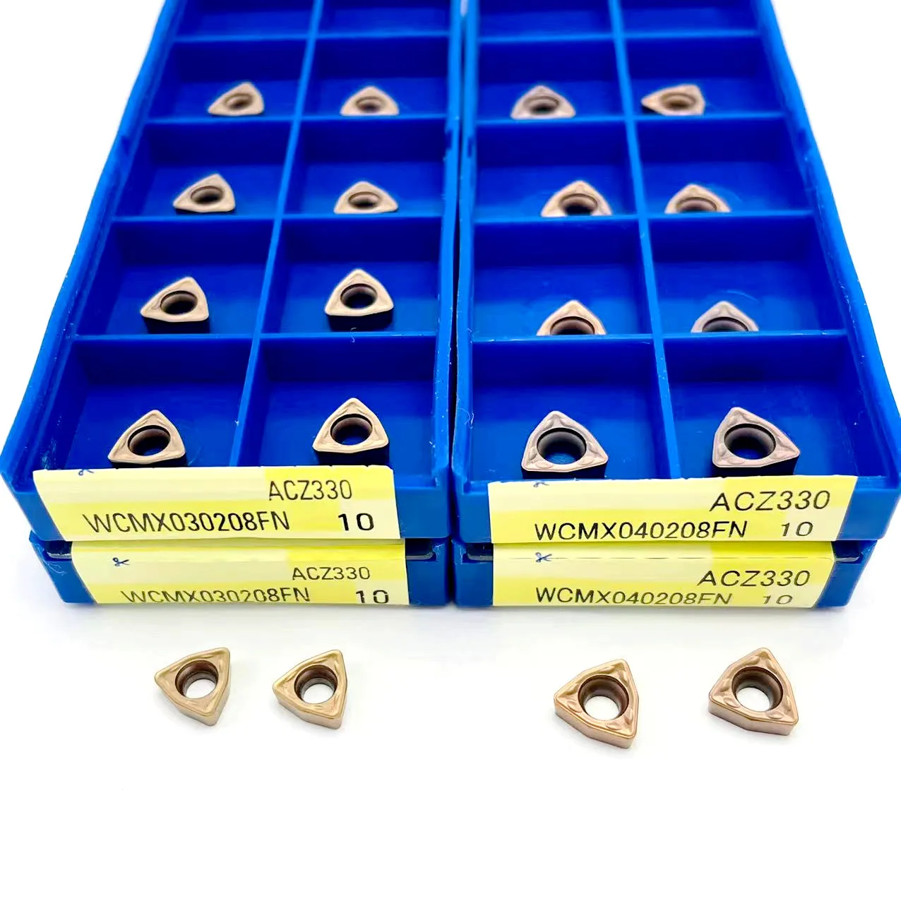 U Drill WCMX030208 WCMX040208 WCMT050308 WCMT06T308 WCMT080412 FN ACZ330 Carbide WCMX Turning Insert Alat CNC WCMT