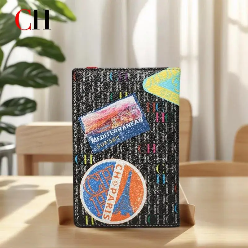 

CH новая брендовая защитная крышка для паспорта, сумка для хранения международных путешествий, зажим для воздушных билетов, держатель для карт документов