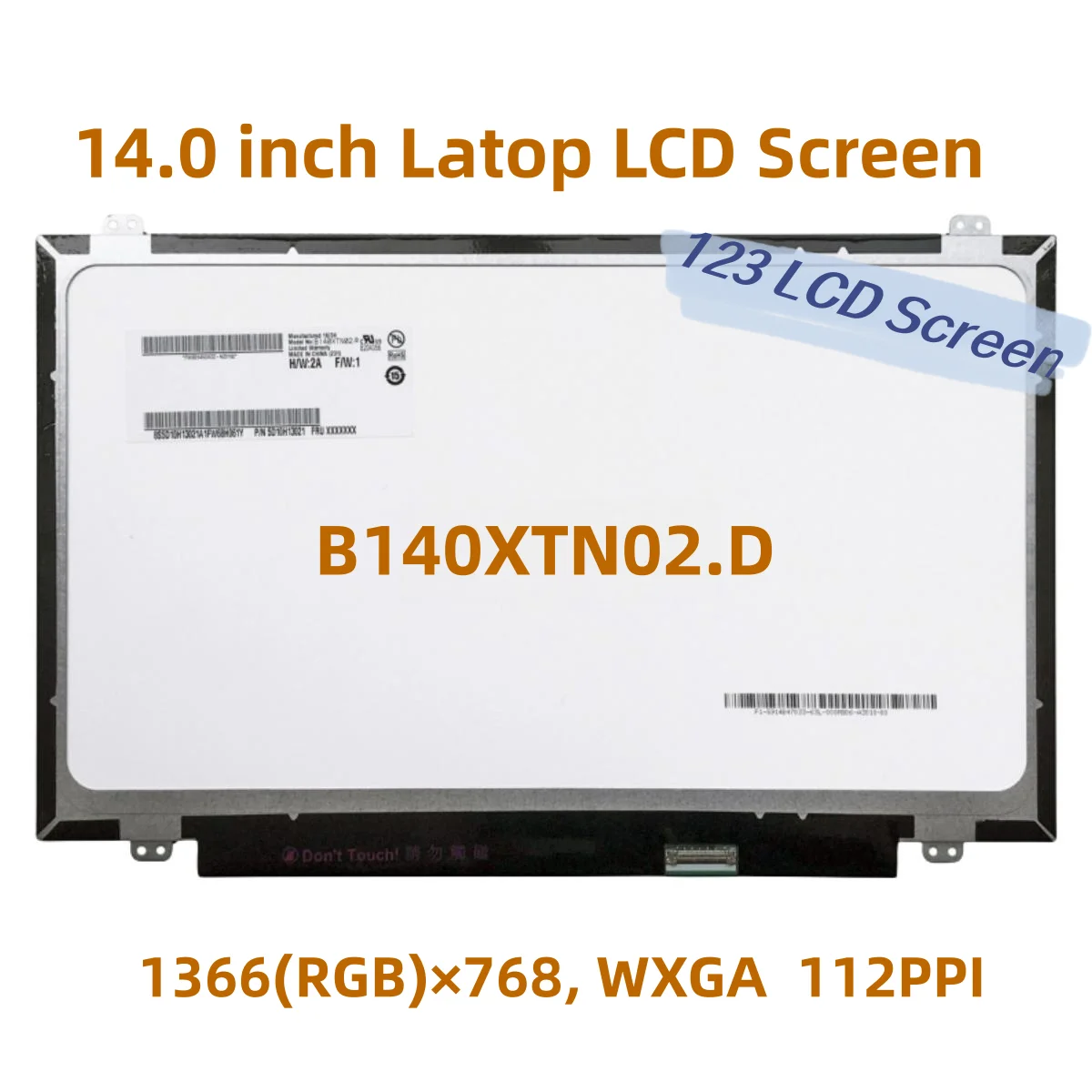 Tela Slim hd de 14 30pin B140xtn03 B140xtn06.e B140xtn02.4 Lp140whu Lp140wh8 Tpc1 N140bge-ea3 E33 Nt140whm N41 N31