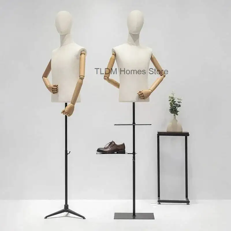 

Store Stand Half-length Mannequins Clothing Korean Window Full-body Mannequin Display Version Model Props Female Male Mannequin