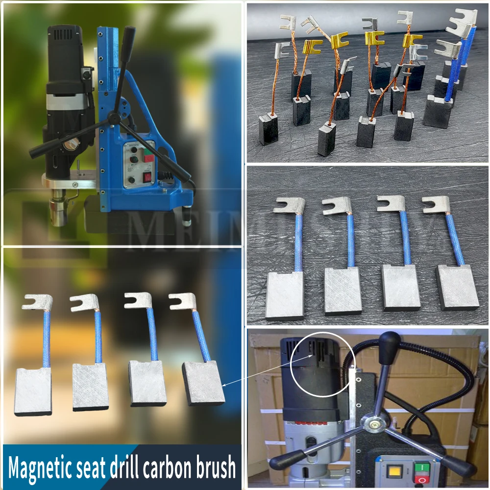 Pusta szczotka węglowa do wiertnicy WA-3500 Szczotka węglowa do wiertła z podstawą magnetyczną WA-5000 WOJ-3200