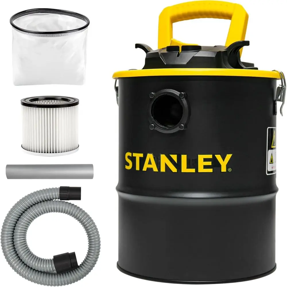 

4 Gallon 4 HP Powerful Motor Shop Vacuum for Portable Ash Collection and Stove Cleaning