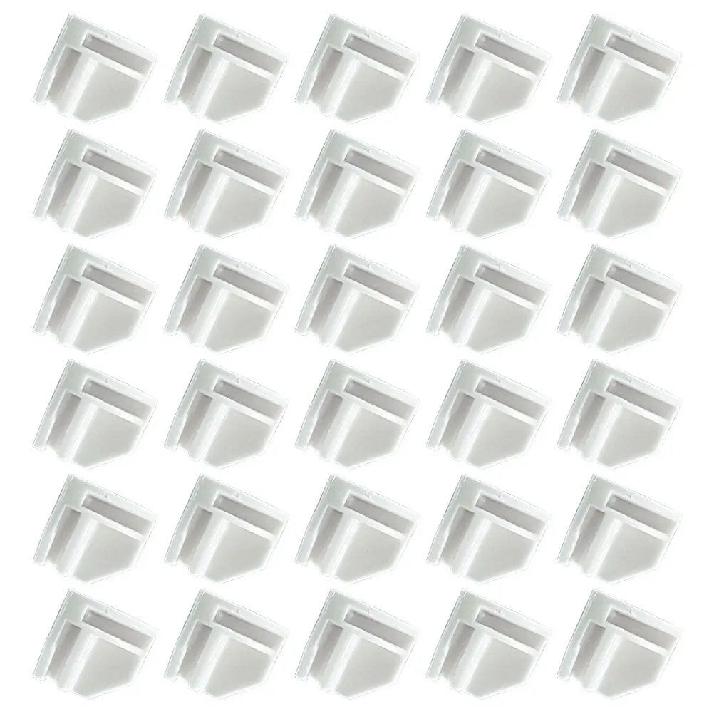 50pcs Right Angle Clips Cube Connectors For Wire Modular Shelf Plastic Storage Organizers Replacement Closet Shelf Brackets