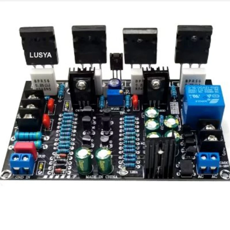 Toshiba Mono 200W Amplifier Board 1943+5200 Post-stage Amplifier Board with Speaker Protection