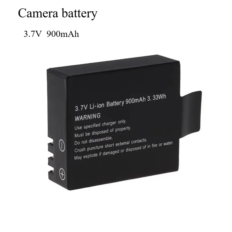 3.7V 900mAh Rechargeable Li-ion Bateria for SJ4000 SJ5000 SJ6000 WiFi Action Camera Replacement SJCAM Action Camera Battery