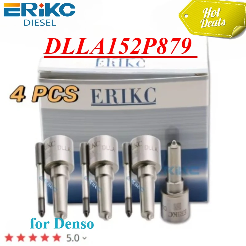 

4PC DLLA152P879 fuel spray nozzle DLLA 152P 879 diesel injector nozzle DLLA 152 P879 for Denso 095000-5751 095000-5750