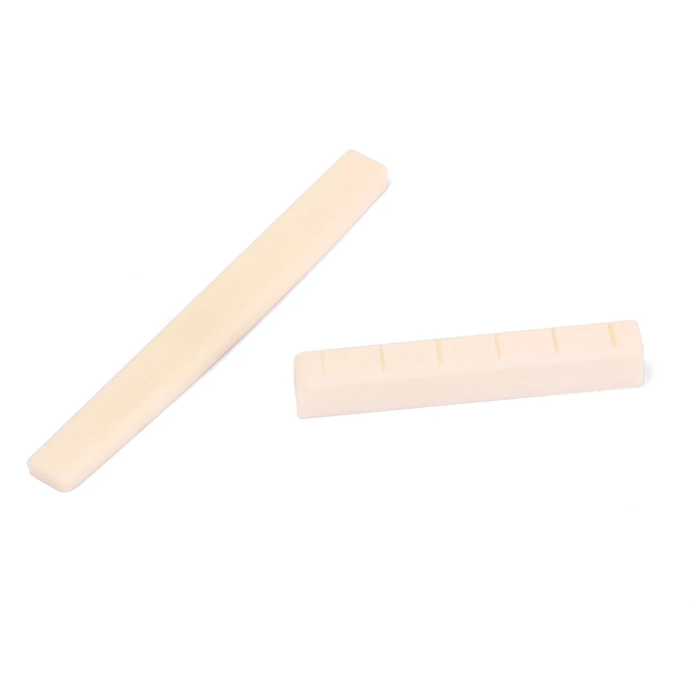 

Buffalo Bone Bridge Saddle For Classical Guitar Beige Ox Bone Nut Replacement Guitar Accessories Durable Long Lasting