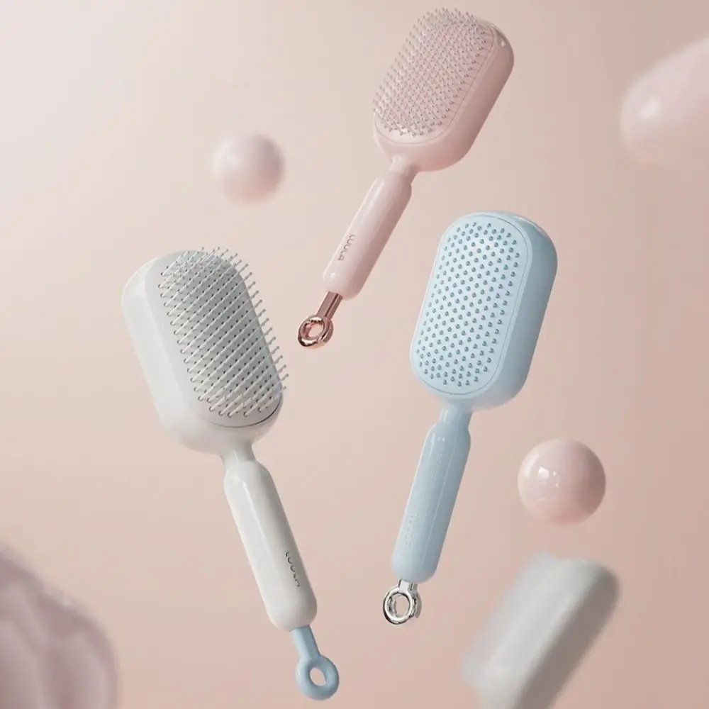 

Anti Static Massage Air Bag Comb Scalp Styling Tool Portable Air Cushion Hair Comb Self Cleaning Wall Hanging Hair Cushion Combs