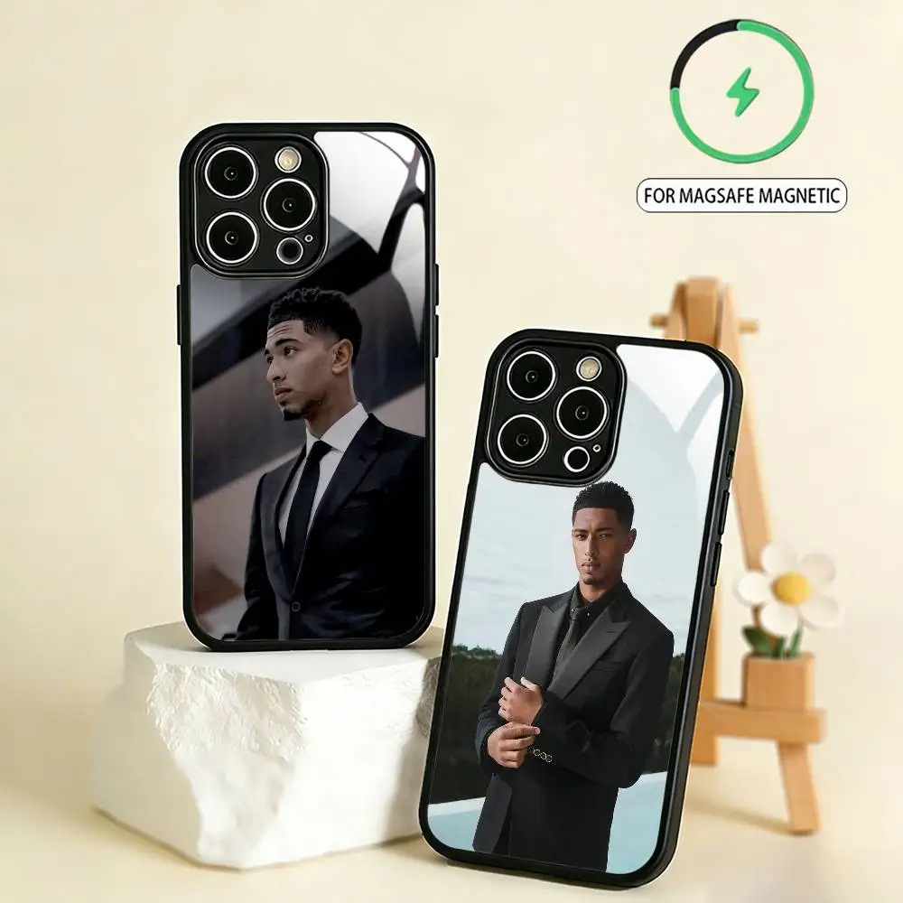 

J-Jude Bellingham Phone Case For iPhone17,16,15,14,13,12,11 Plus,Pro Max Magnetic For Magsafe Wireless Charging