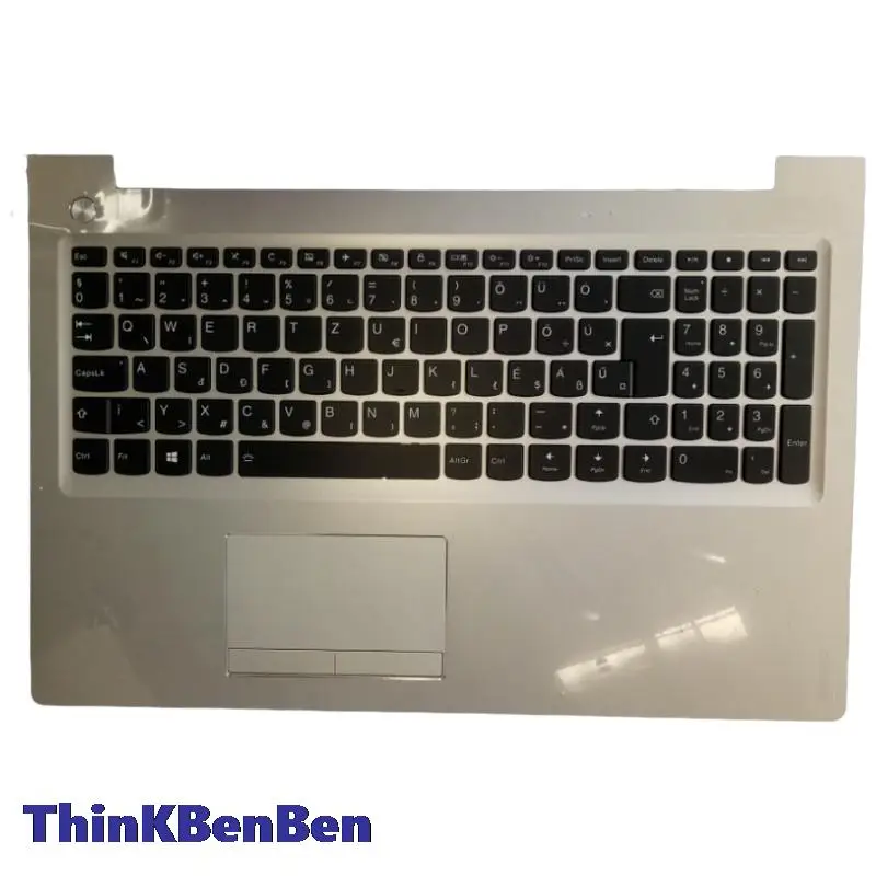 

HU Hungarian Silver Keyboard Upper Case Palmrest Shell Cover For Lenovo Ideapad 310 510 15 15IKB 15ISK 5CB0L37447