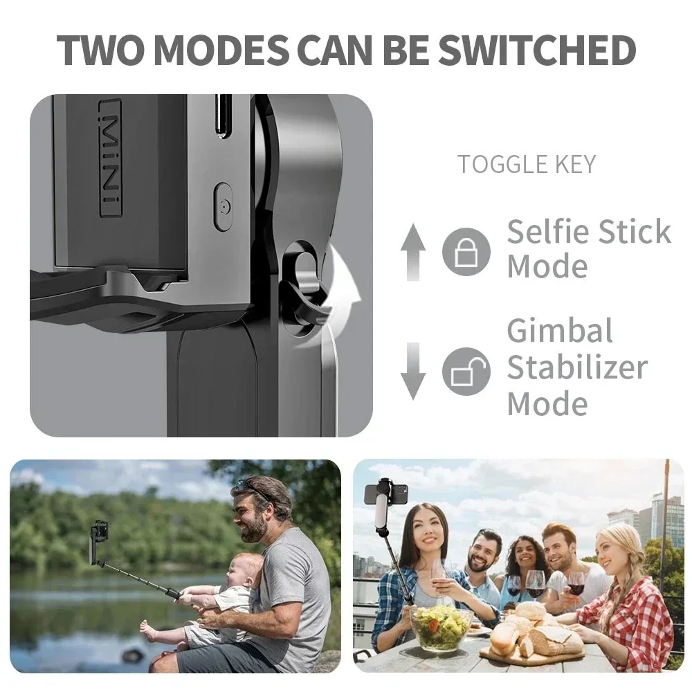 Trépied perche à selfie avec lumière LED, support de téléphone portable, stabilisateur de téléphone portable, support d'appareil photo, iPhone et Android, cadeau 2025