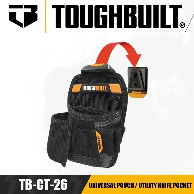 TOUGHBUILT TB-CT-26 Universal Pouch / Utility Knife Pocket Multi-functional Portable Sturdy and Durable Storage Toolkit