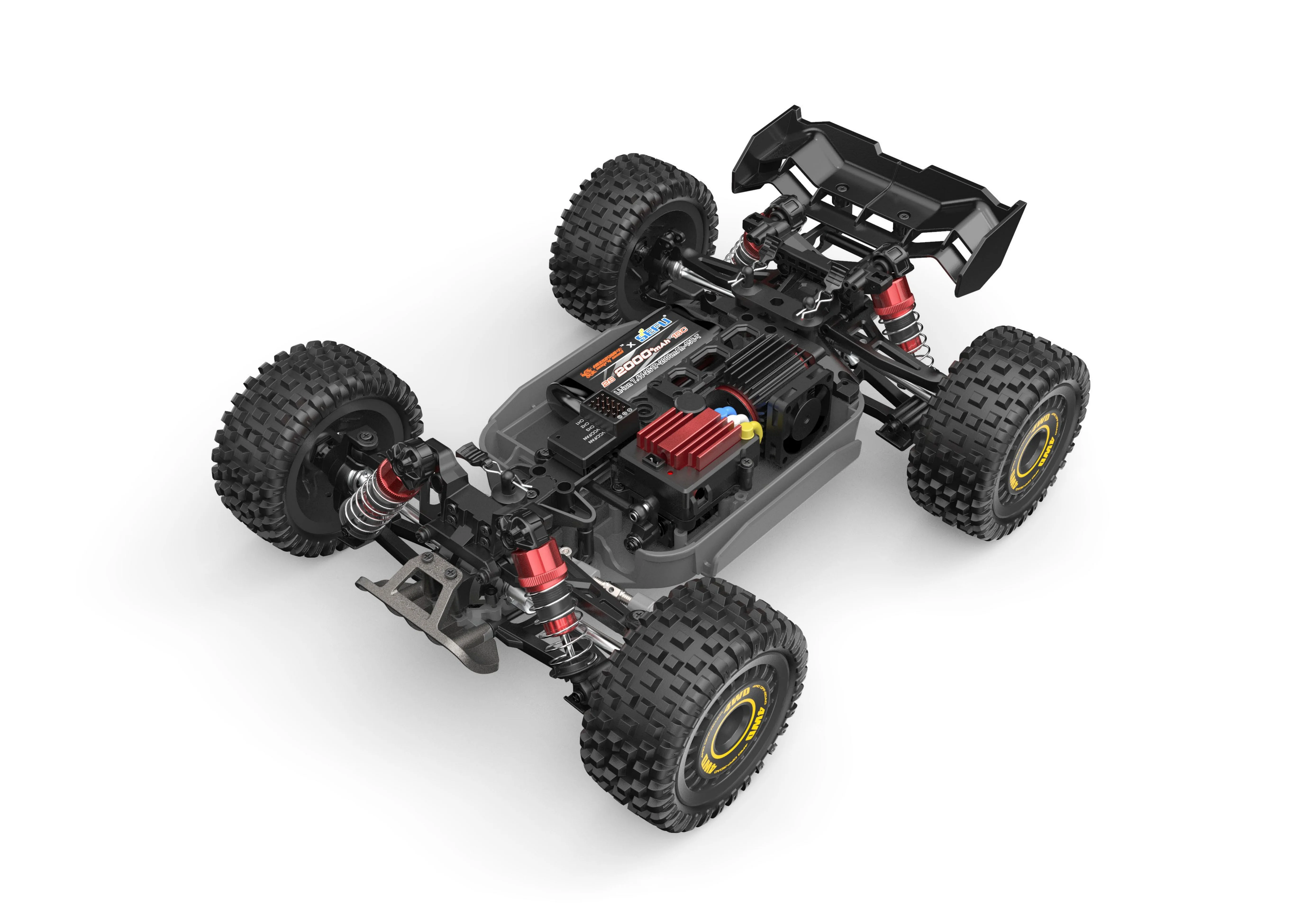 MJX 16213 1:16 RCカー ハイパーゴー ブラシレス ダブルシェル＆タイヤ