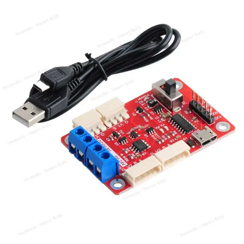 Motore coreless micro servo programmabile servo doppio asse bus seriale da 6 kg per robot di apprendimento del braccio del robot di costruzione dell'educazione STEM