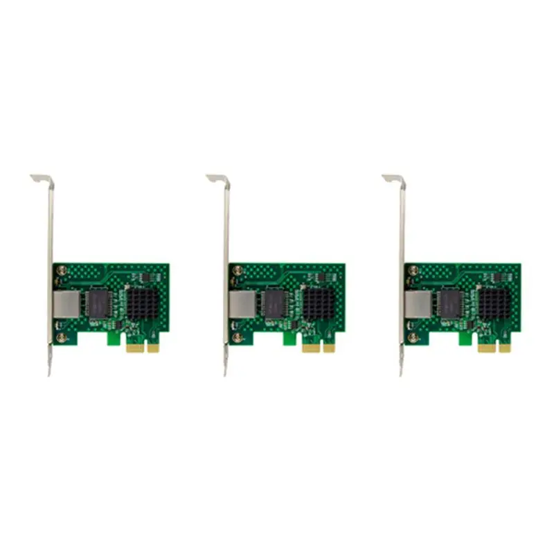 

Сетевая карта 3X I225-V, сетевая карта сервера Ethernet Pci-E I225 2,5G для настольных компьютеров