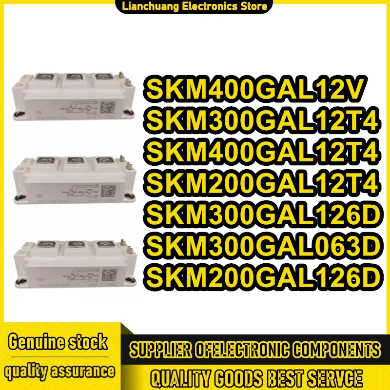 

Модули SKM400GAL12V, SKM400GAL12T4, SKM200GAL12T4, SKM300GAL12T4, SKM300GAL126D, SKM300GAL063D, SKM200GAL126D в наличии