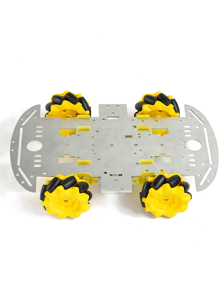 

Smart Car Chassis Kit Mecanum Wheel DIY Robot 4WD Alloy