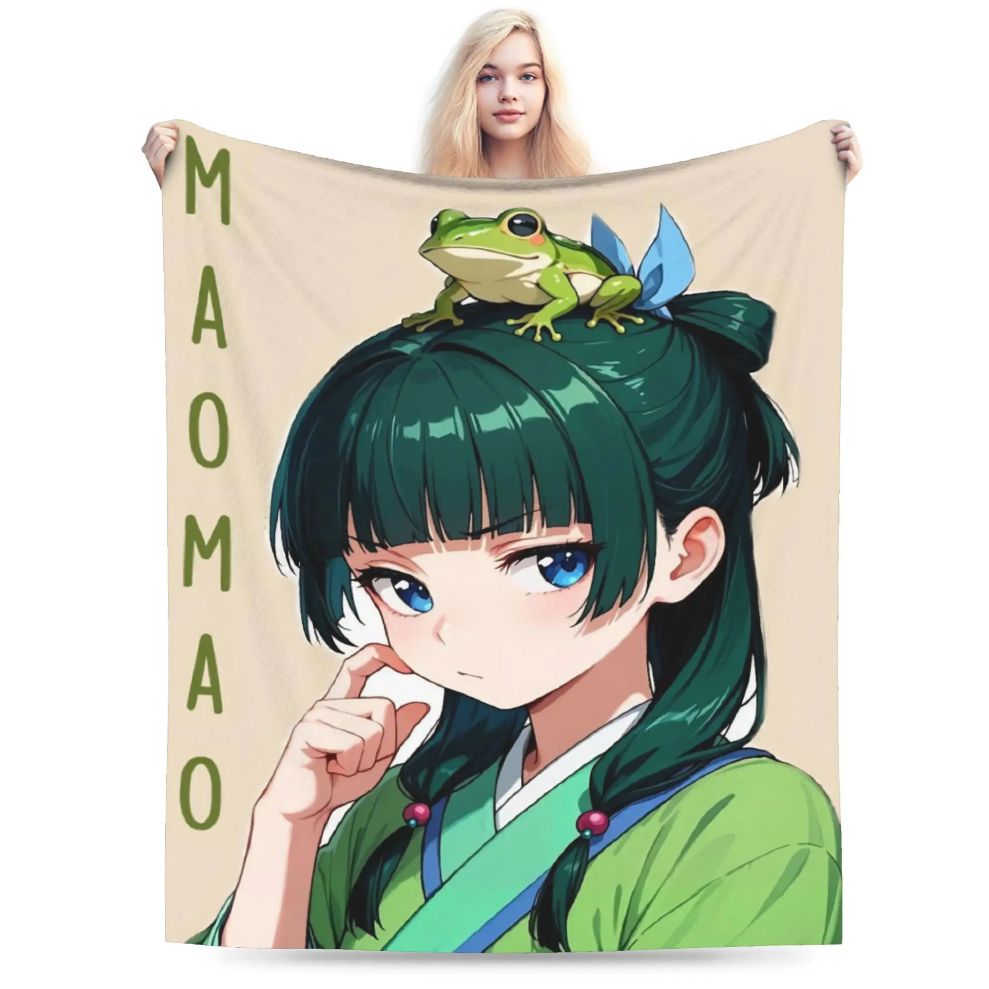 The Apothecary D-Diaries Maomao  Blanket Ultra Soft  Throw Blankets for Sofa 50x60 Inch Multiple Sizes Bedding Throws