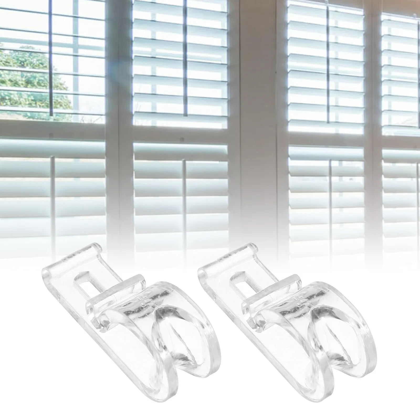 1Set Window Blind Positioning Hooks Roller Shade Parts Sturdy Cord Holder for Curtains Drapes Chain Fixing Solution Decorative