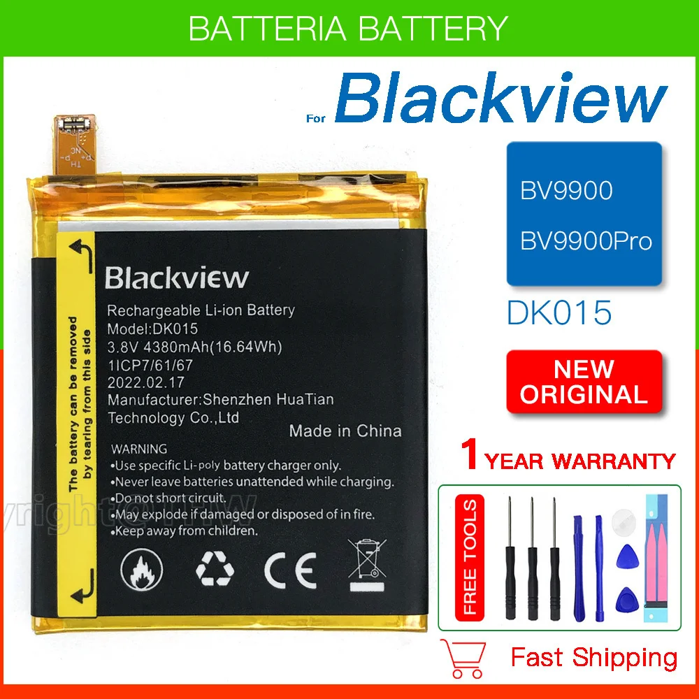 Batería Original para Blackview BV6900 BV6000 BV6800 BV7000 BV8000 BV9000 BV9100 BV9500 BV9600 BV9700 BV9800 BV9900 A60 A80 PRO