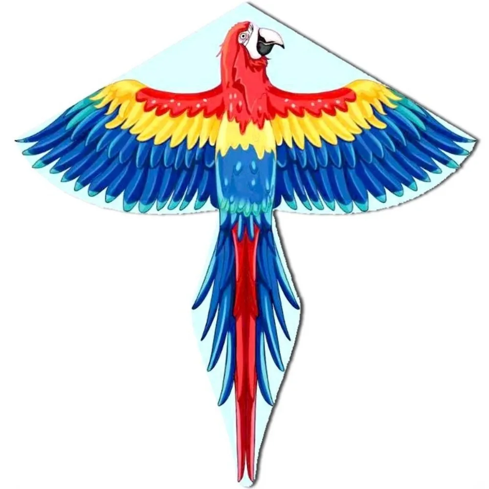 

Easy To Fly Large Bird Kite Good Flying Parrot Children's Kite Outdoor Flying Toy 100M Kite Line Animal Wind Kites
