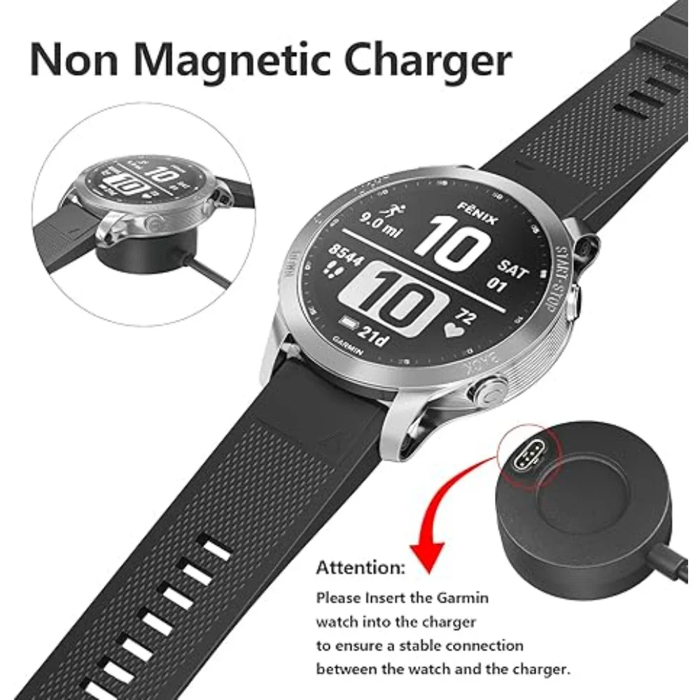Für Garmin Forerunner 965 955 945 935 745 265 255 245 55 45 USB Ladegerät Smartwatch Lade Dock Kabel Ersatz Ladegerät – Detail 9