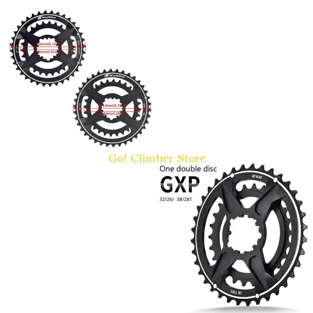 تاج Q84C لسلسلة مزدوجة للدراجات الجبلية XO1 X9، SWTXO GXP، 36T-26T / 38T-28T #1