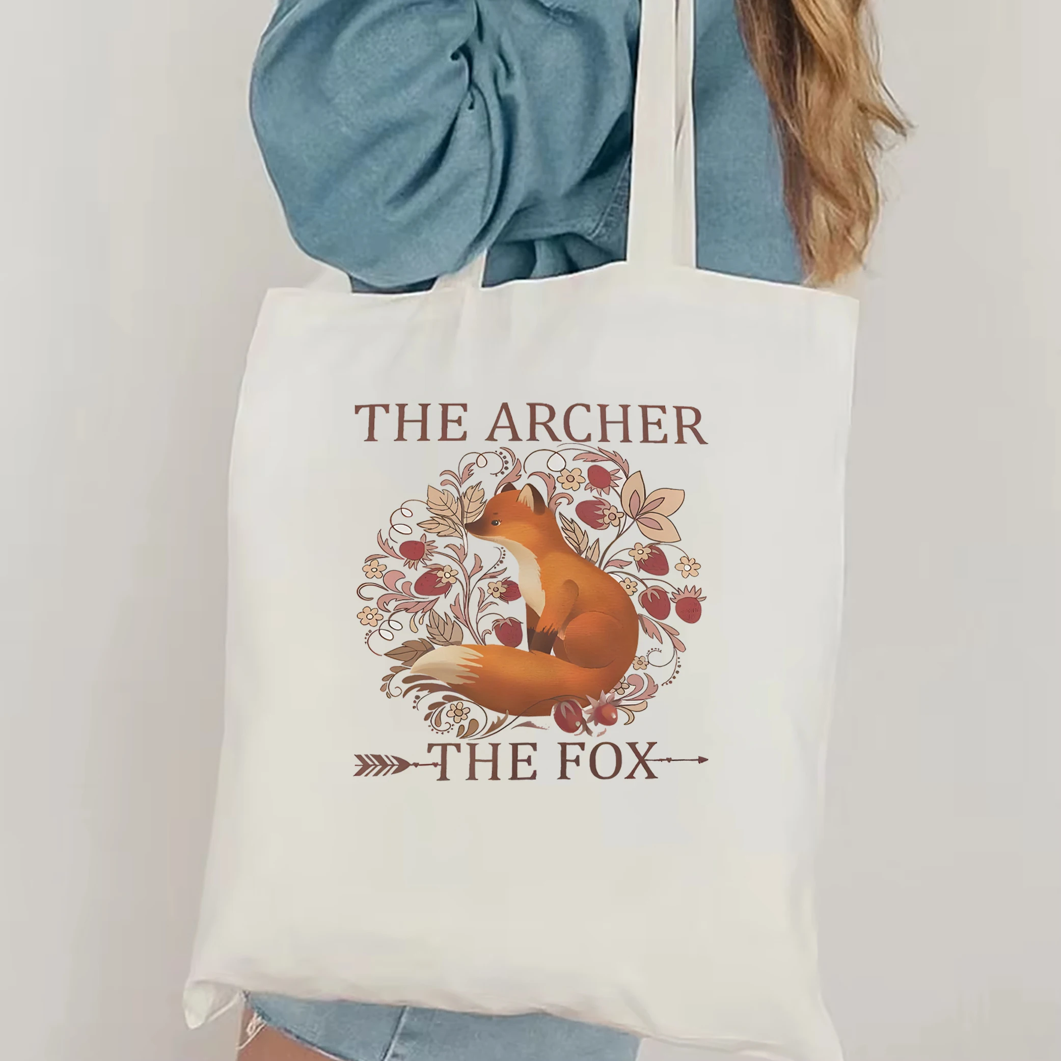 

The Archer and The Fox Pastel Totes Bags Once Upon A Broken Heart Evajacks Women's Totes Bag Bookish Tote Bags Canvas Tote Bag